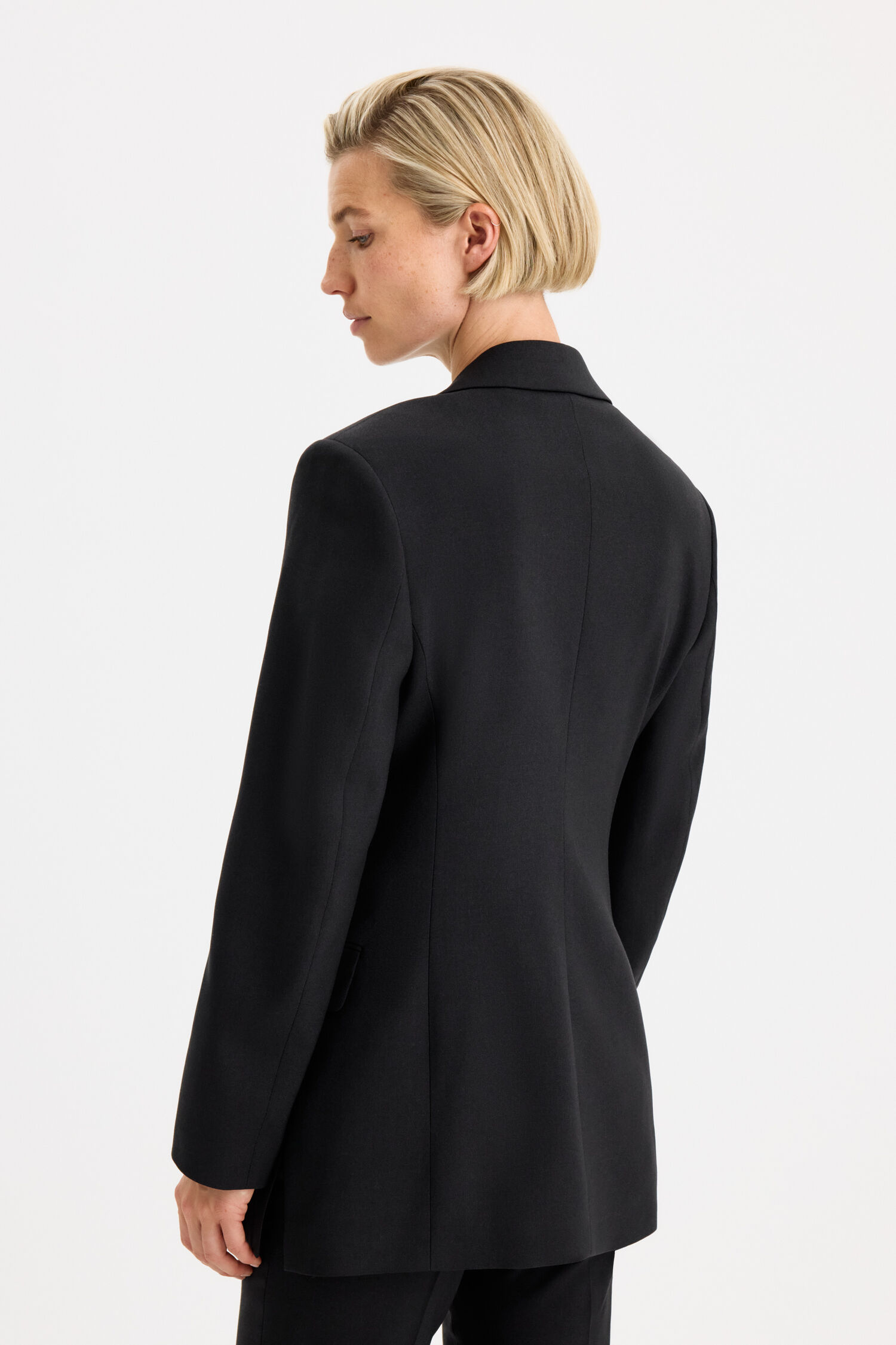 Slit Cool Wool Blazer